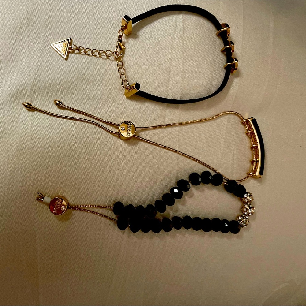 Guess bracelets set never worn